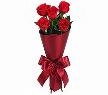 Букет 5 Красных роз Эдлесс Лав в Левашах
