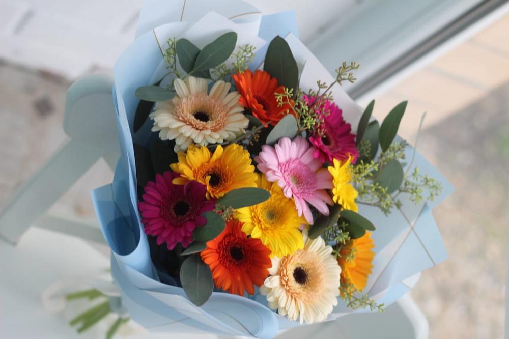 Букет цветов из: Герберы в Левашах