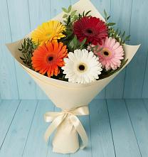 Букет цветов из:  Герберы в Левашах