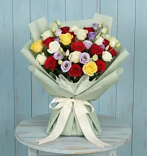Букет цветов из:  Розы #REPLACE_PRED# Левашах