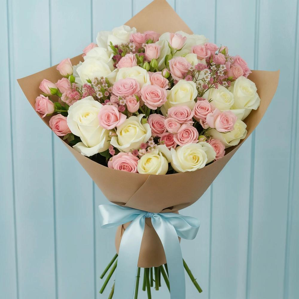 Букет цветов из: Розы в Левашах