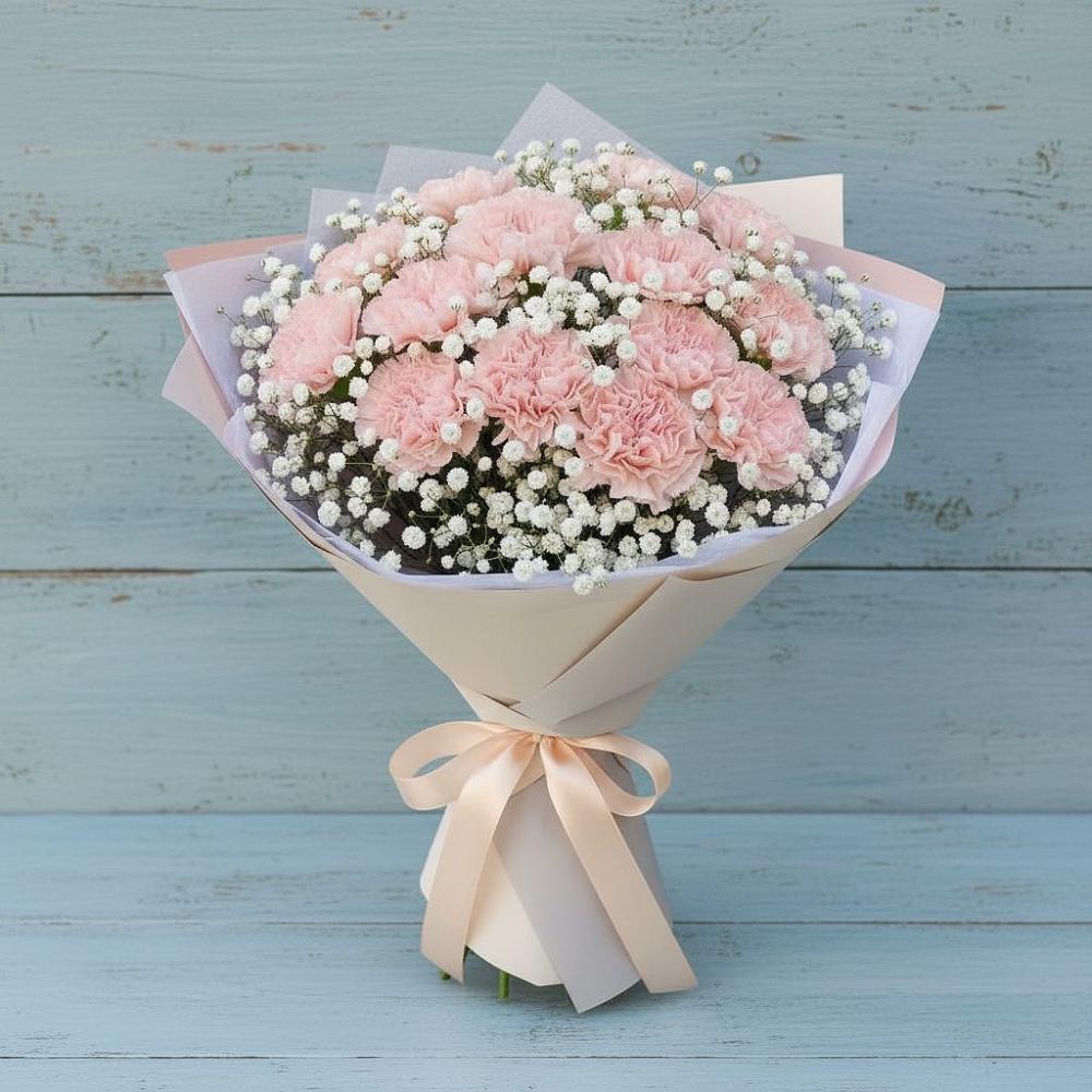 Букет цветов из: Гвоздики в Левашах