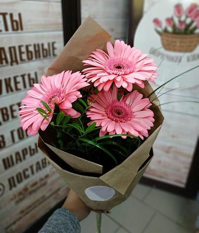 Букет цветов из: Герберы в Левашах