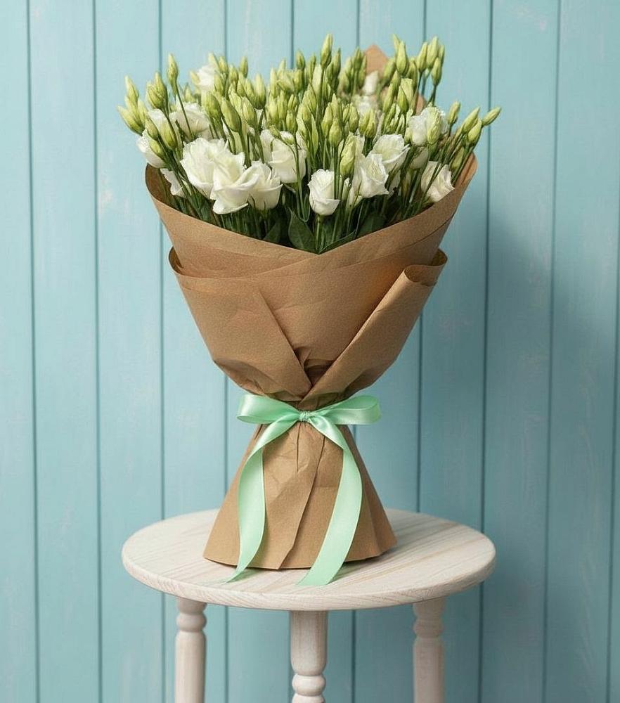 Букет цветов из: Лизиантусы в Левашах