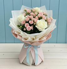 Букет цветов из:  Розы в Левашах