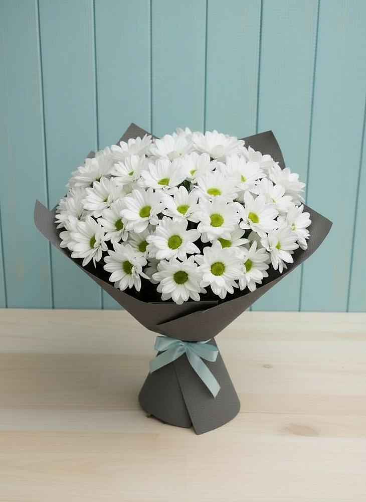 Букет цветов из: Хризантемы в Левашах