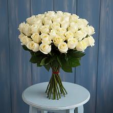 Букет 51 Белая роза Эдлесс Лав #REPLACE_PRED# Левашах