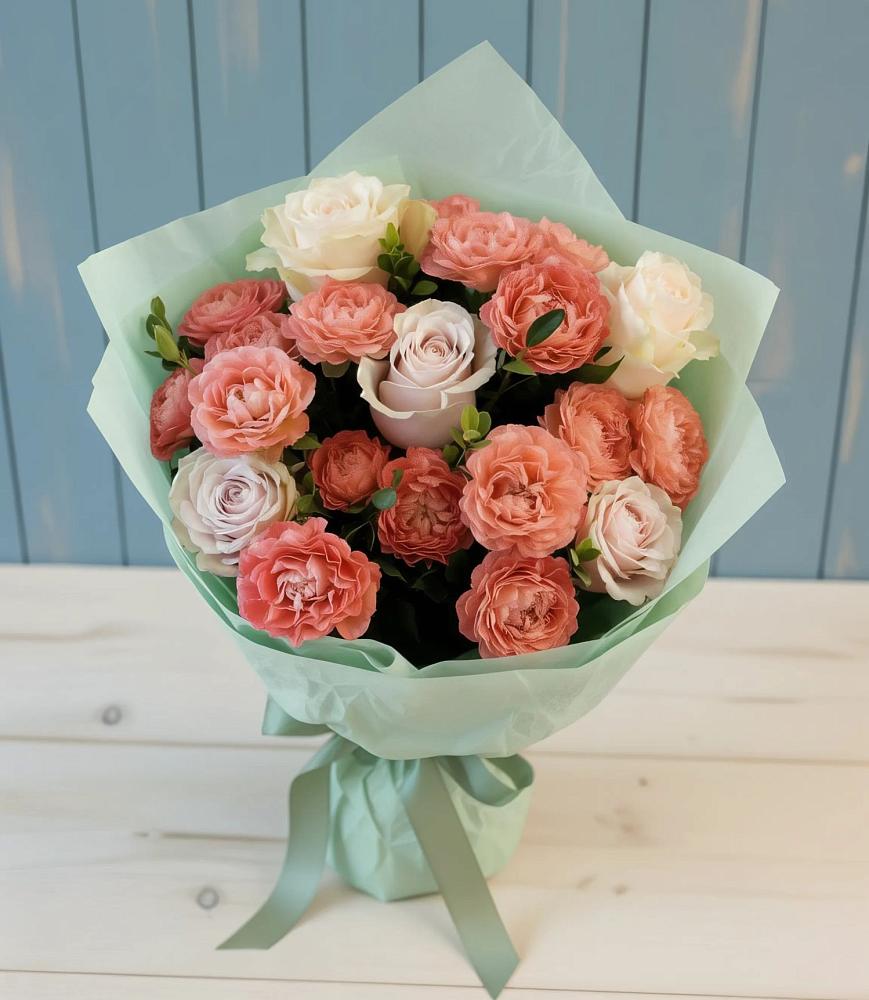 Букет цветов из: Розы в Левашах