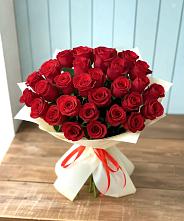 Букет 29 Красных роз в Левашах