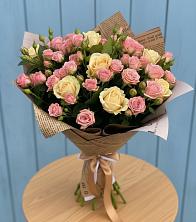Букет цветов из:  Розы в Левашах