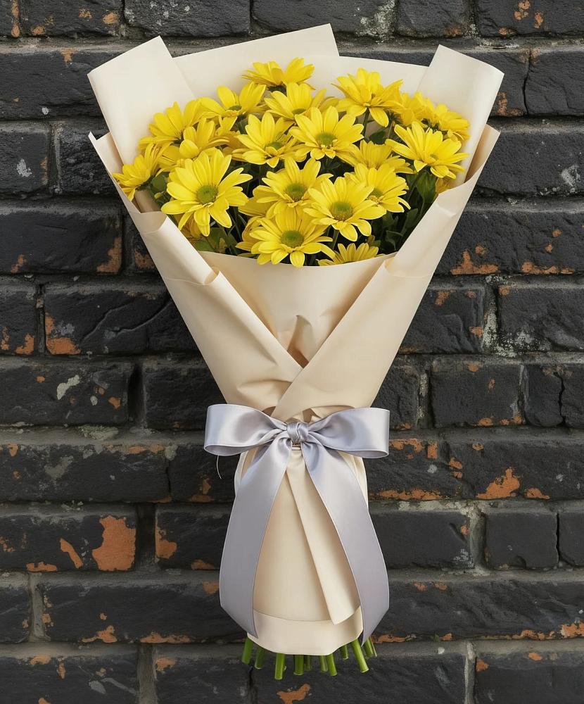 Букет цветов из: Хризантемы в Левашах