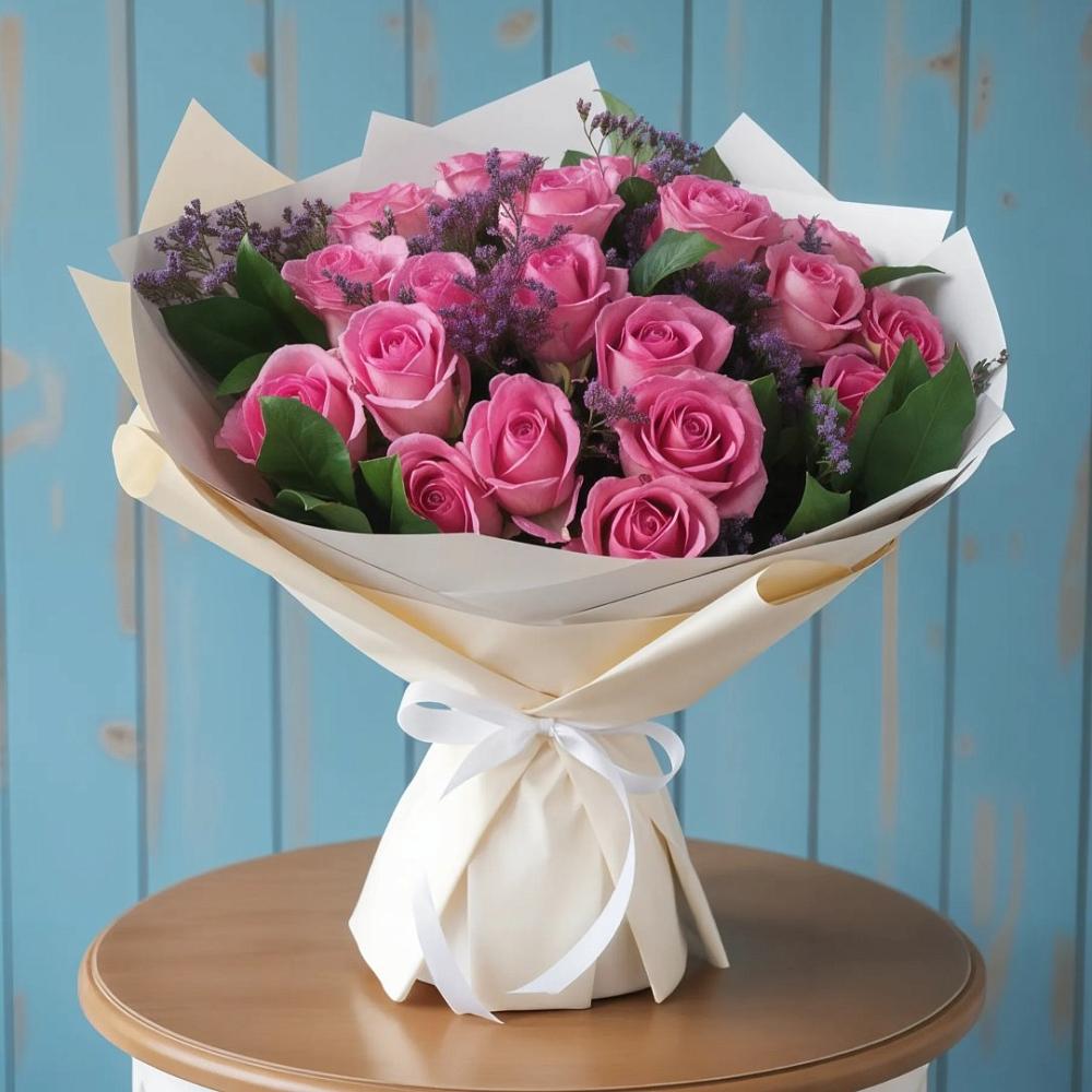 Букет цветов из: Розы в Левашах