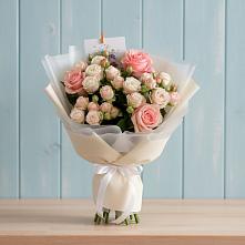Букет цветов из:  Розы в Левашах