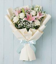 Букет цветов из:  Лилии в Левашах