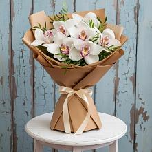 Букет цветов из:  Орхидеи и Розы #REPLACE_PRED# Левашах